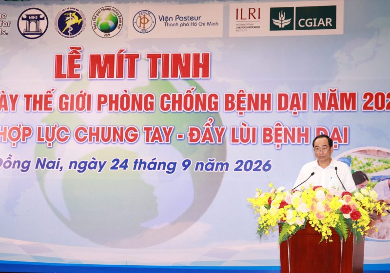 Lễ mít tinh Ngày Thế giới phòng, chống bệnh dại 2026