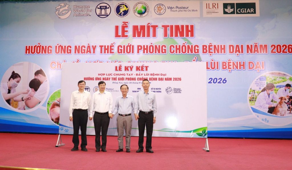 Lễ ký kết Hợp lực chung tay – Đẩy lùi bệnh dại tại Đồng Nai